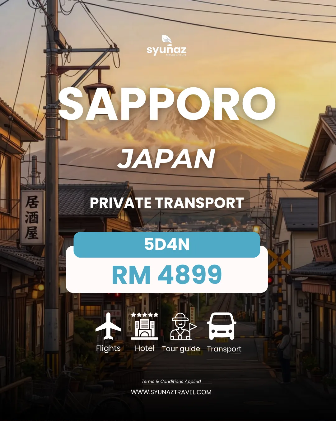 Sapporo travel package